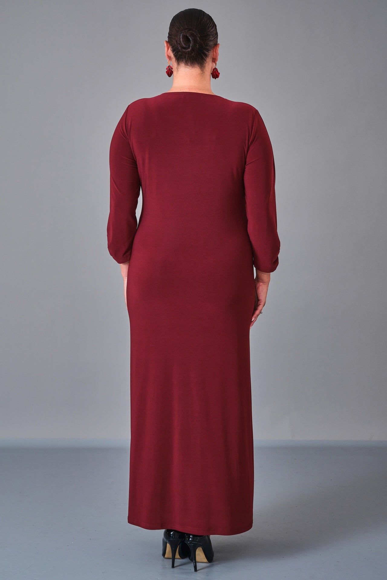 Dress Port - Plus Size Dress (DSP27K5801) - 8690200210730