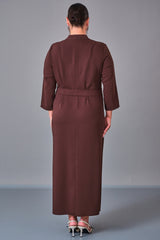 Dress Port - Plus Size Dress (DSP27K5803) - 8690200210754