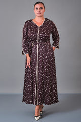 Dress Port - Plus Size Dress (DSP27K5804) - 8690200210785