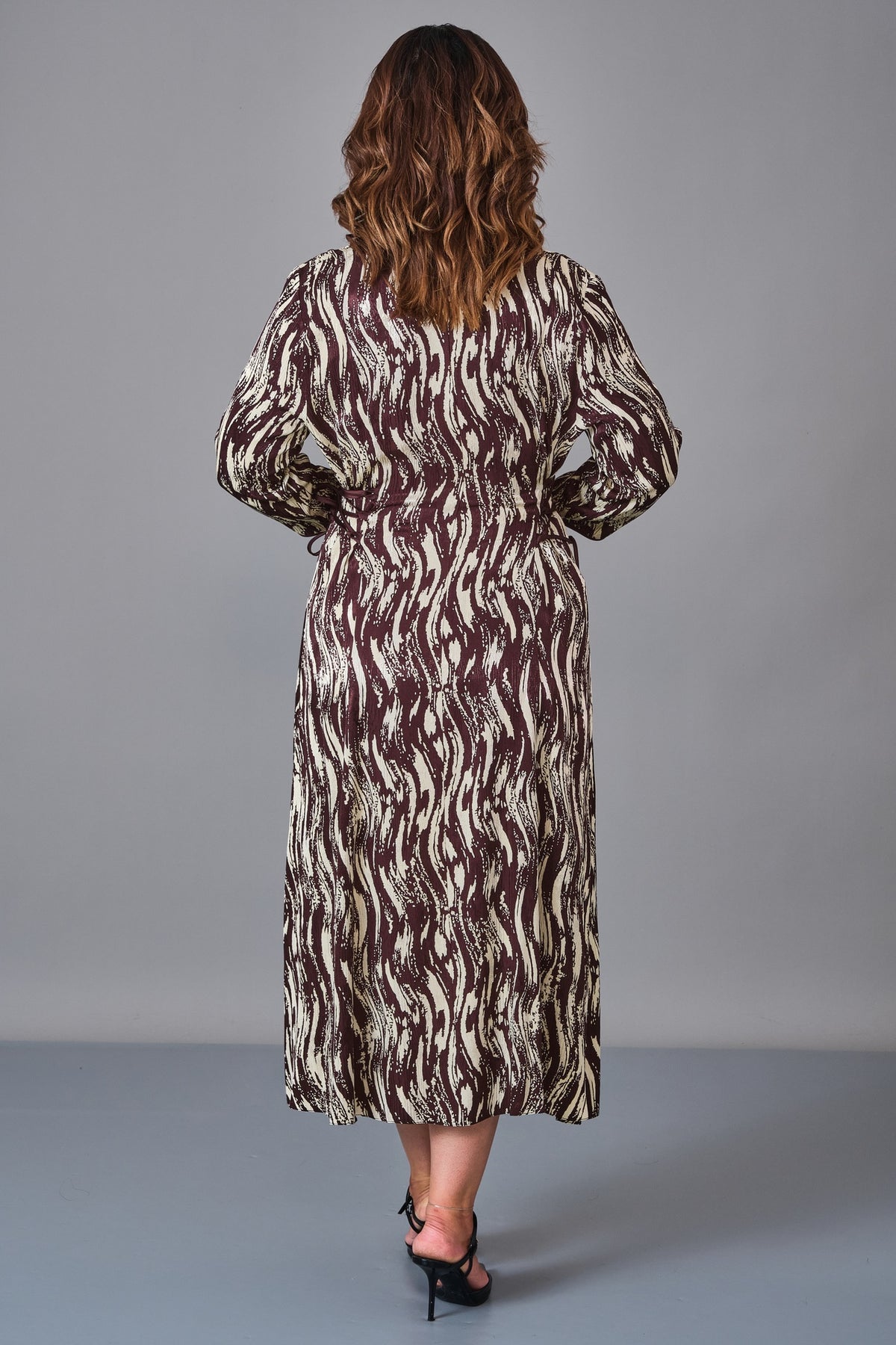 Dress Port - Plus Size Dress (DSP27K5805) - 8690200210808