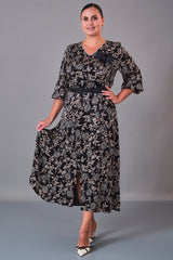 Dress Port - Plus Size Dress (DSP27K5808) - 8690200210839