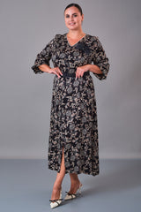 Dress Port - Plus Size Dress (DSP27K5808) - 8690200210839