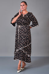 Dress Port - Plus Size Dress (DSP27K5809) - 8690200210853