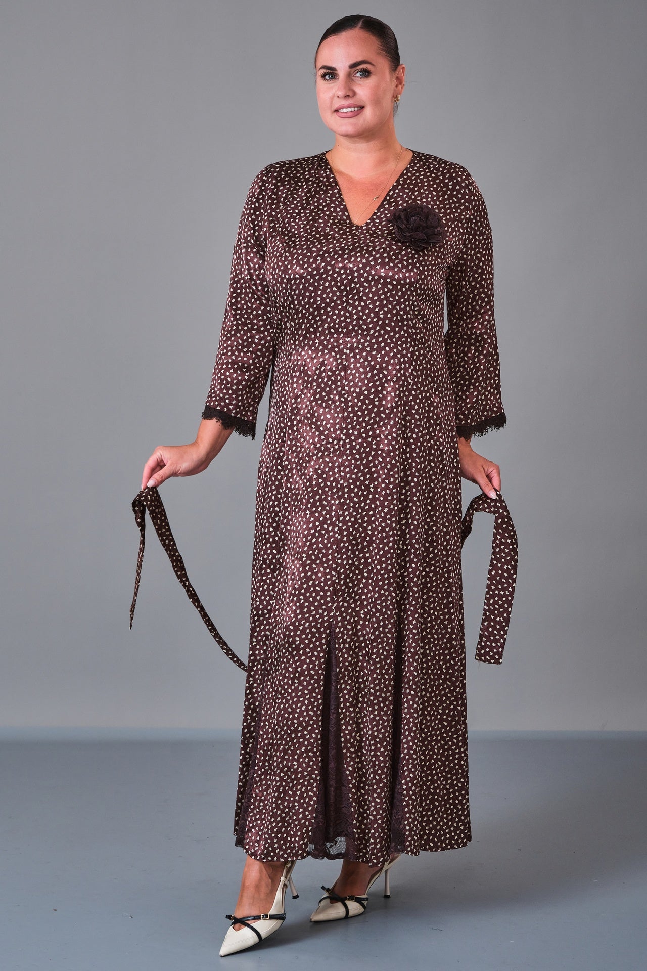 Dress Port - Plus Size Dress (DSP27K5810) - 8690200210884