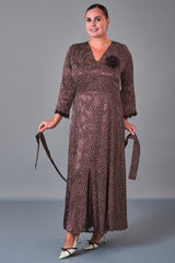 Dress Port - Plus Size Dress (DSP27K5810) - 8690200210884