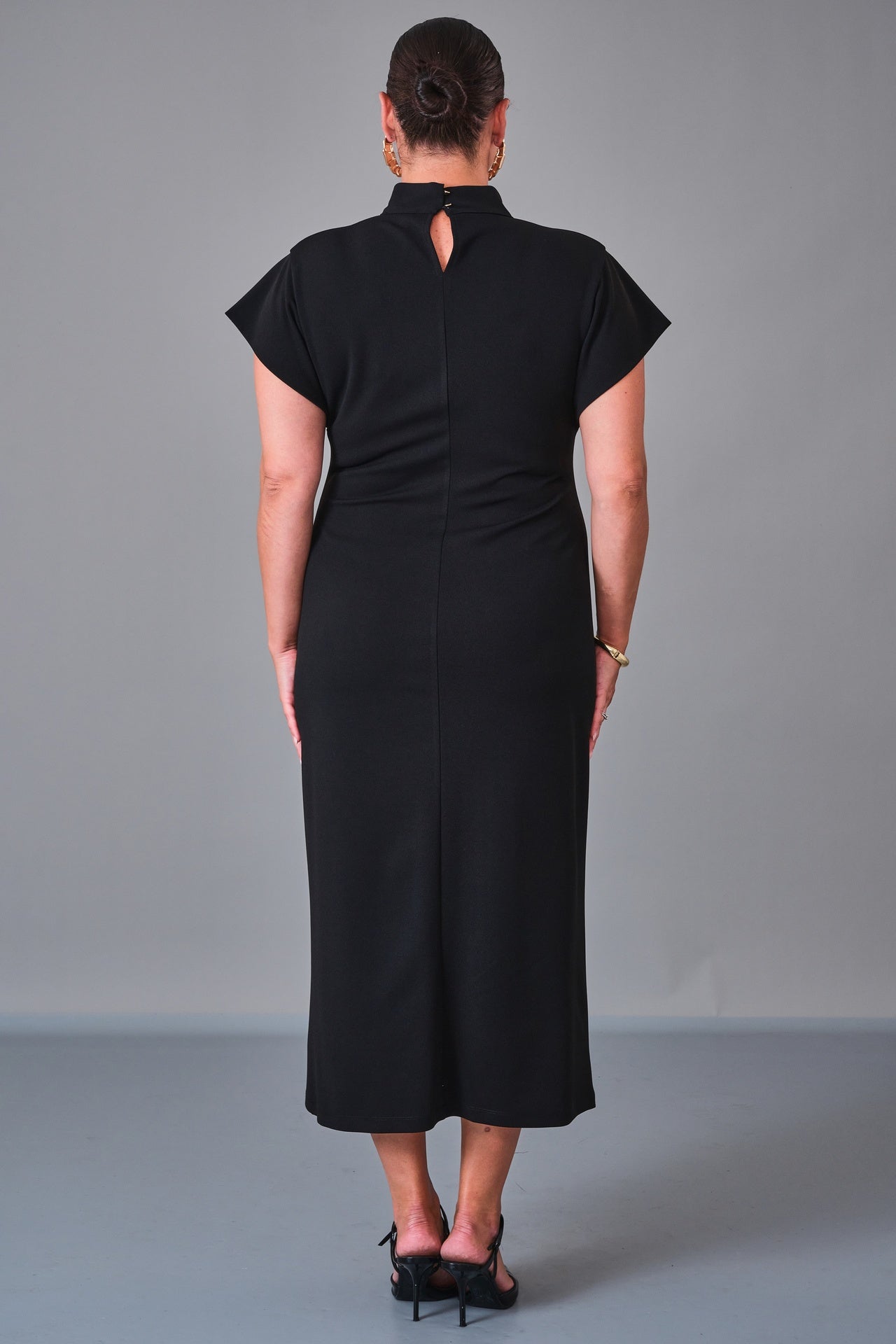 Dress Port - Plus Size Dress (DSP27K5812) - 8690200210914