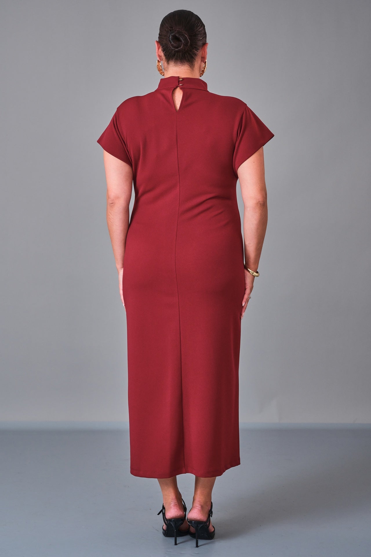 Dress Port - Plus Size Dress (DSP27K5812) - 8690200210921