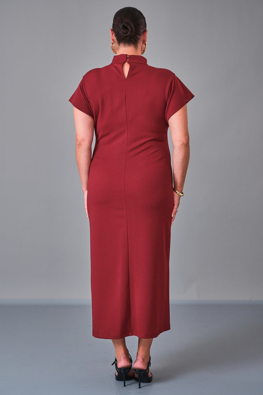 Dress Port - Plus Size Dress (DSP27K5812) - 8690200210921