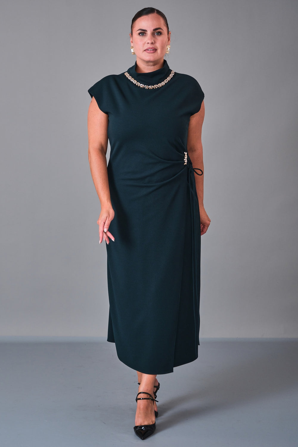 Dress Port - Plus Size Dress (DSP27K5813) - 8690200210945