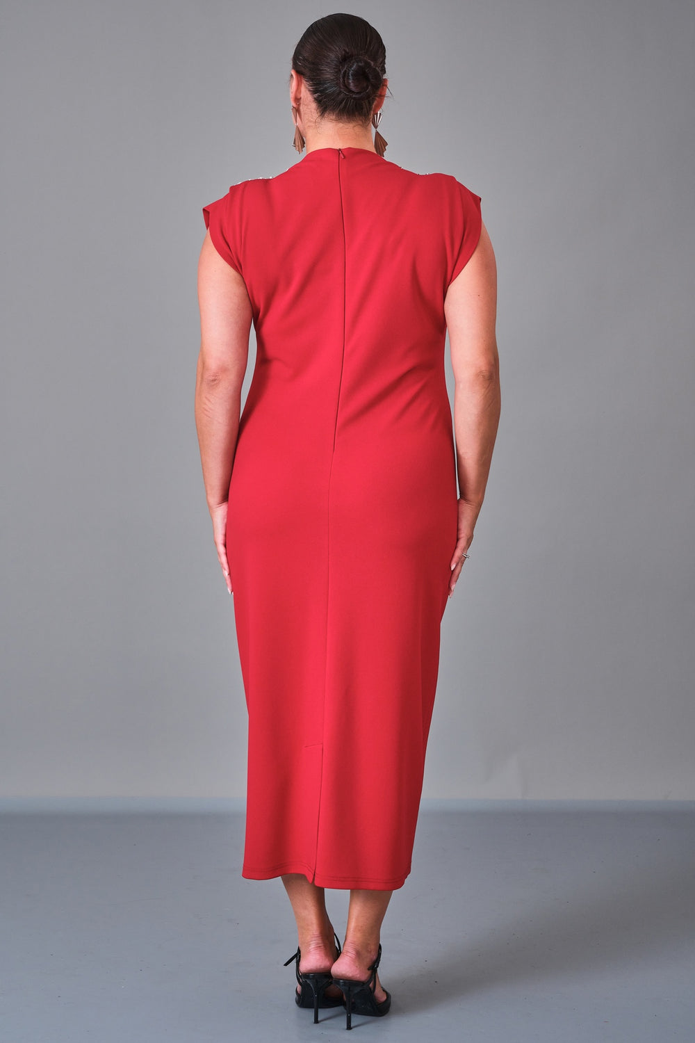 Dress Port - Plus Size Dress (DSP27K5814) - 8690200210983