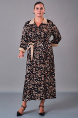 Dress Port - Plus Size Dress (DSP27K5815) - 8690200210990