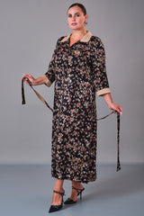 Dress Port - Plus Size Dress (DSP27K5815) - 8690200210990