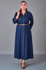 Dress Port - Plus Size Dress (DSP27K5818) - 8690200211058