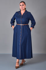 Dress Port - Plus Size Dress (DSP27K5818) - 8690200211058
