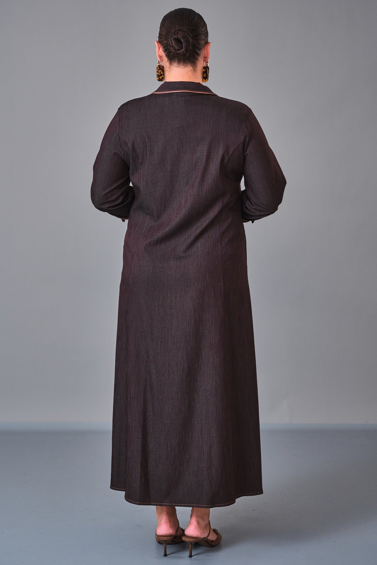 Dress Port - Plus Size Dress (DSP27K5818) - 8690200211065