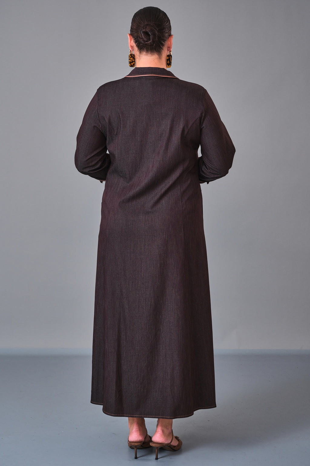Dress Port - Plus Size Dress (DSP27K5818) - 8690200211065