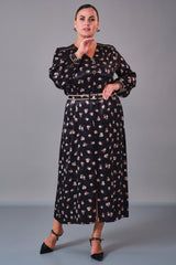Dress Port - Plus Size Dress (DSP27K5820) - 8690200211089