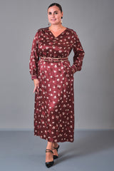 Dress Port - Plus Size Dress (DSP27K5820) - 8690200211096