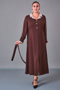 Dress Port - Plus Size Dress (DSP27K5802) - 8690200211140