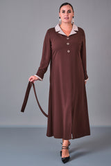 Dress Port - Plus Size Dress (DSP27K5802) - 8690200211140