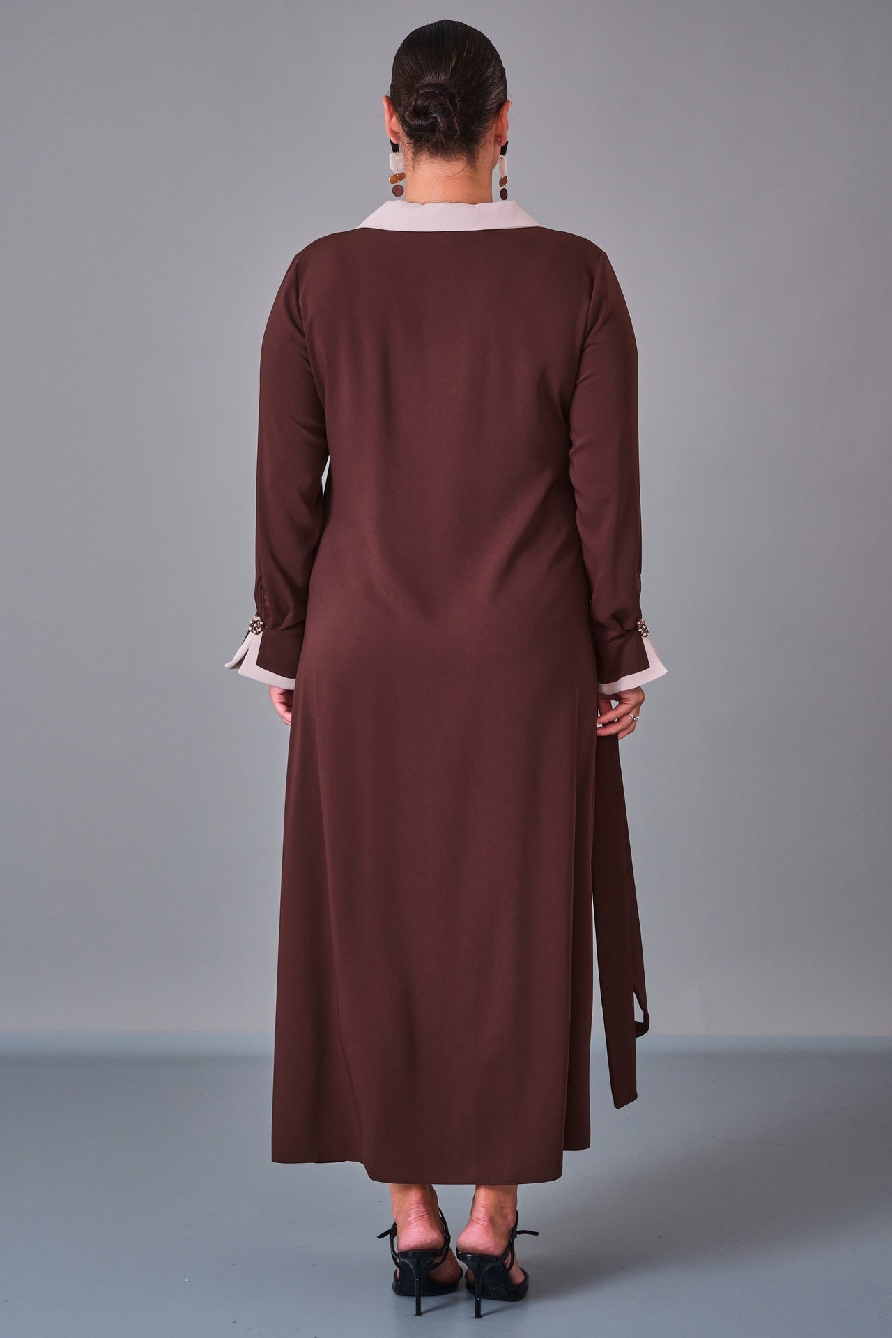 Dress Port - Plus Size Dress (DSP27K5802) - 8690200211140