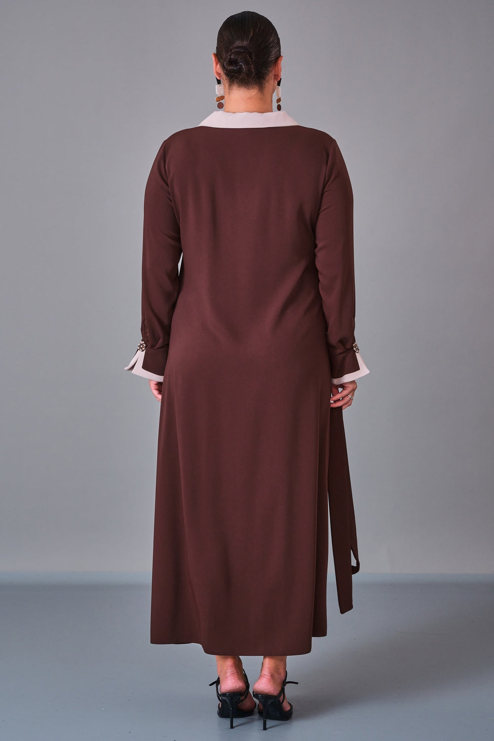 Dress Port - Plus Size Dress (DSP27K5802) - 8690200211140