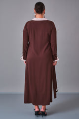Dress Port - Plus Size Dress (DSP27K5802) - 8690200211140