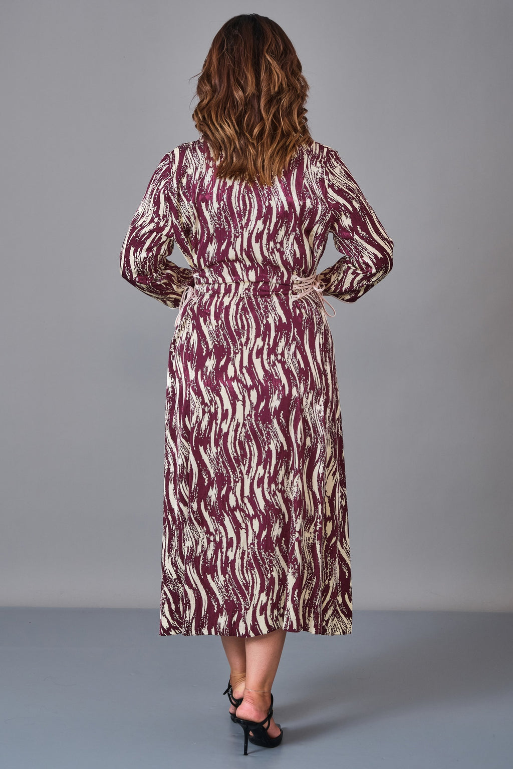 Dress Port - Plus Size Dress (DSP27K5805) - 8690200211157
