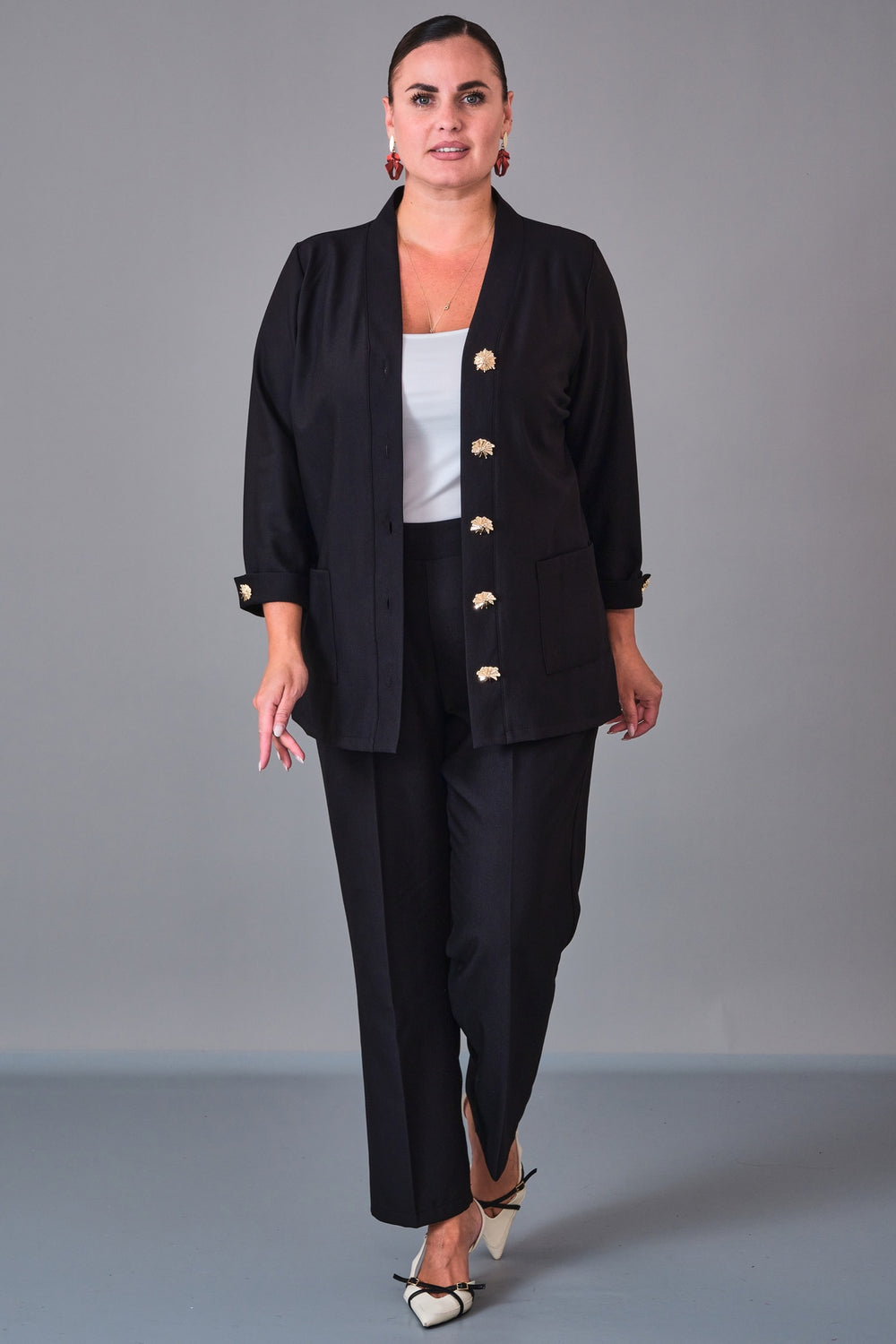 Dress Port - Plus Size Suit (DSP27K3427) - 8690200212840