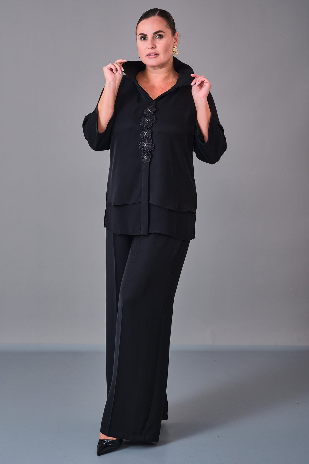Dress Port - Plus Size Suit (DSP27K3623) - 8690200212918