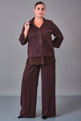 Dress Port - Plus Size Suit (DSP27K3623) - 8690200212925