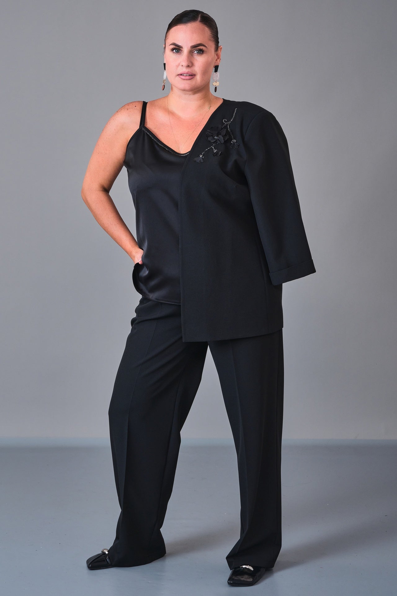 Dress Port - Plus Size Suit (DSP27K3624) - 8690200212932