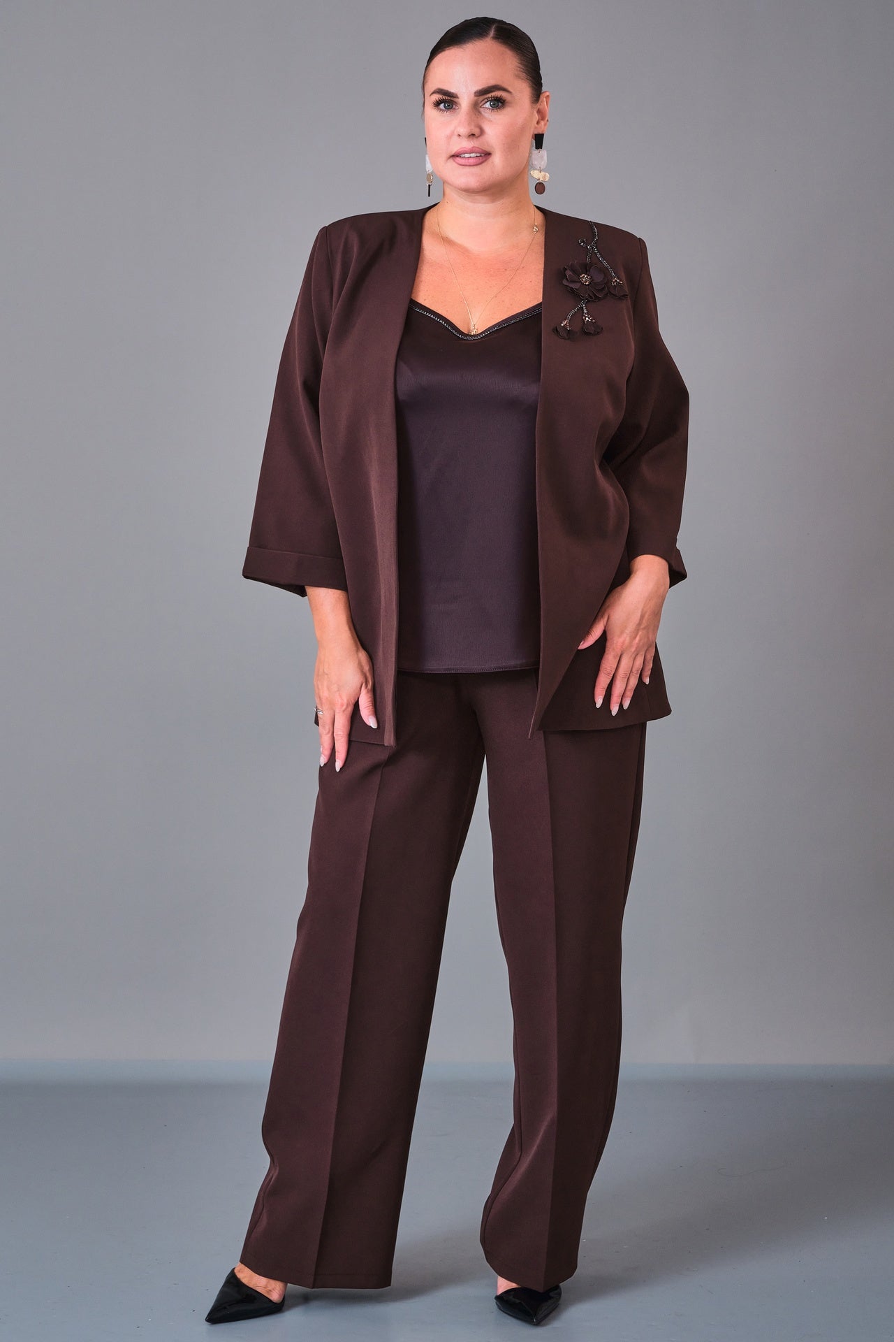 Dress Port - Plus Size Suit (DSP27K3624) - 8690200212949