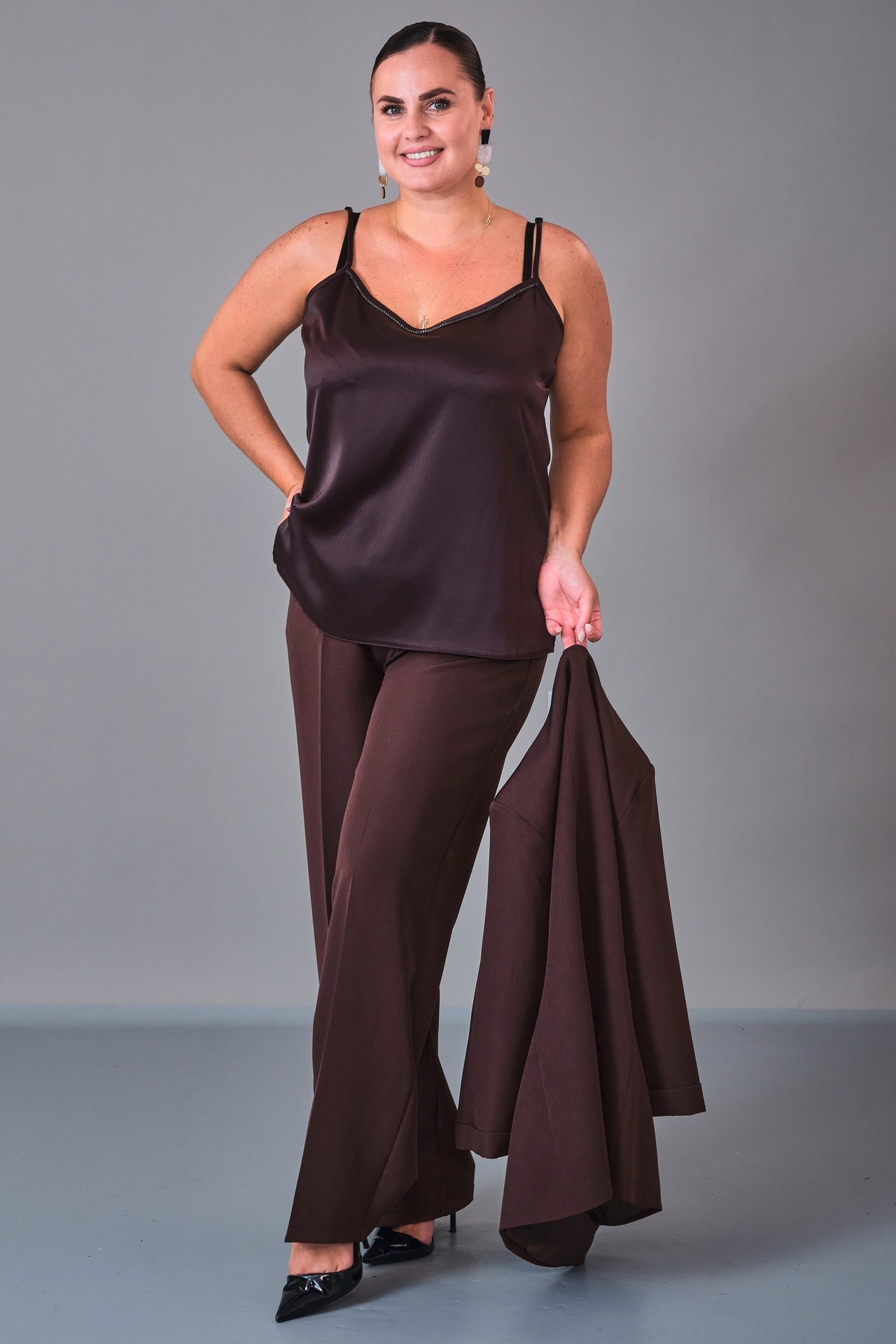 Dress Port - Plus Size Suit (DSP27K3624) - 8690200212949