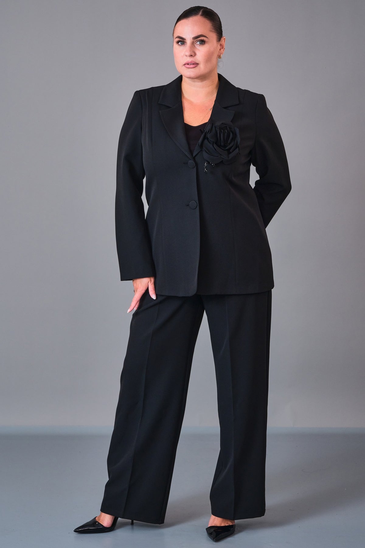 Dress Port - Plus Size Suit (DSP27K3627) - 8690200212956