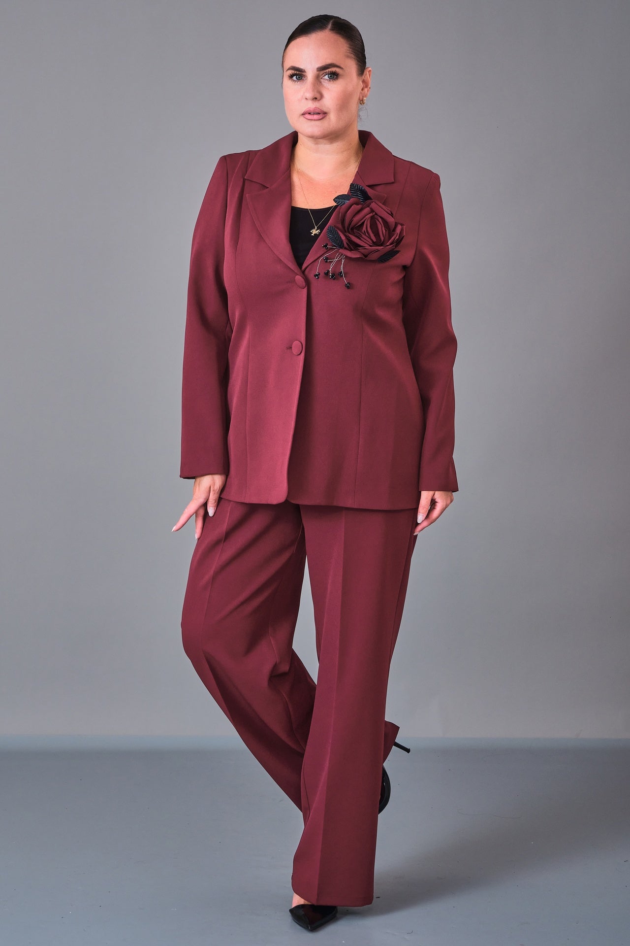 Dress Port - Plus Size Suit (DSP27K3627) - 8690200212963