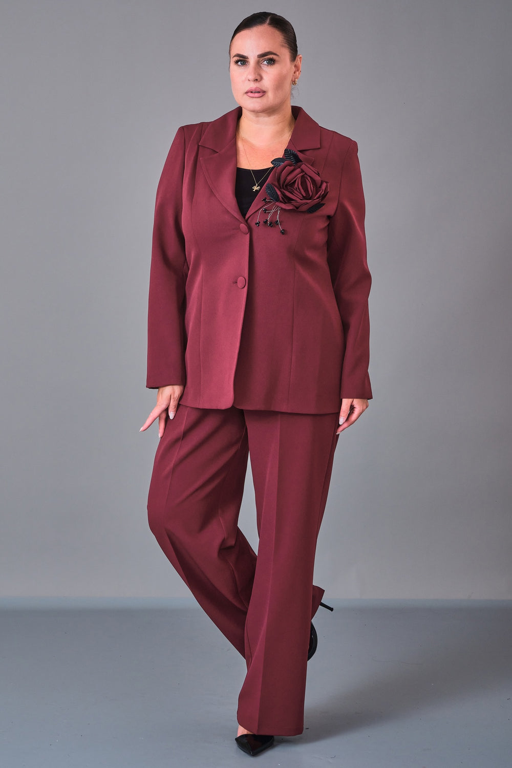 Dress Port - Plus Size Suit (DSP27K3627) - 8690200212963