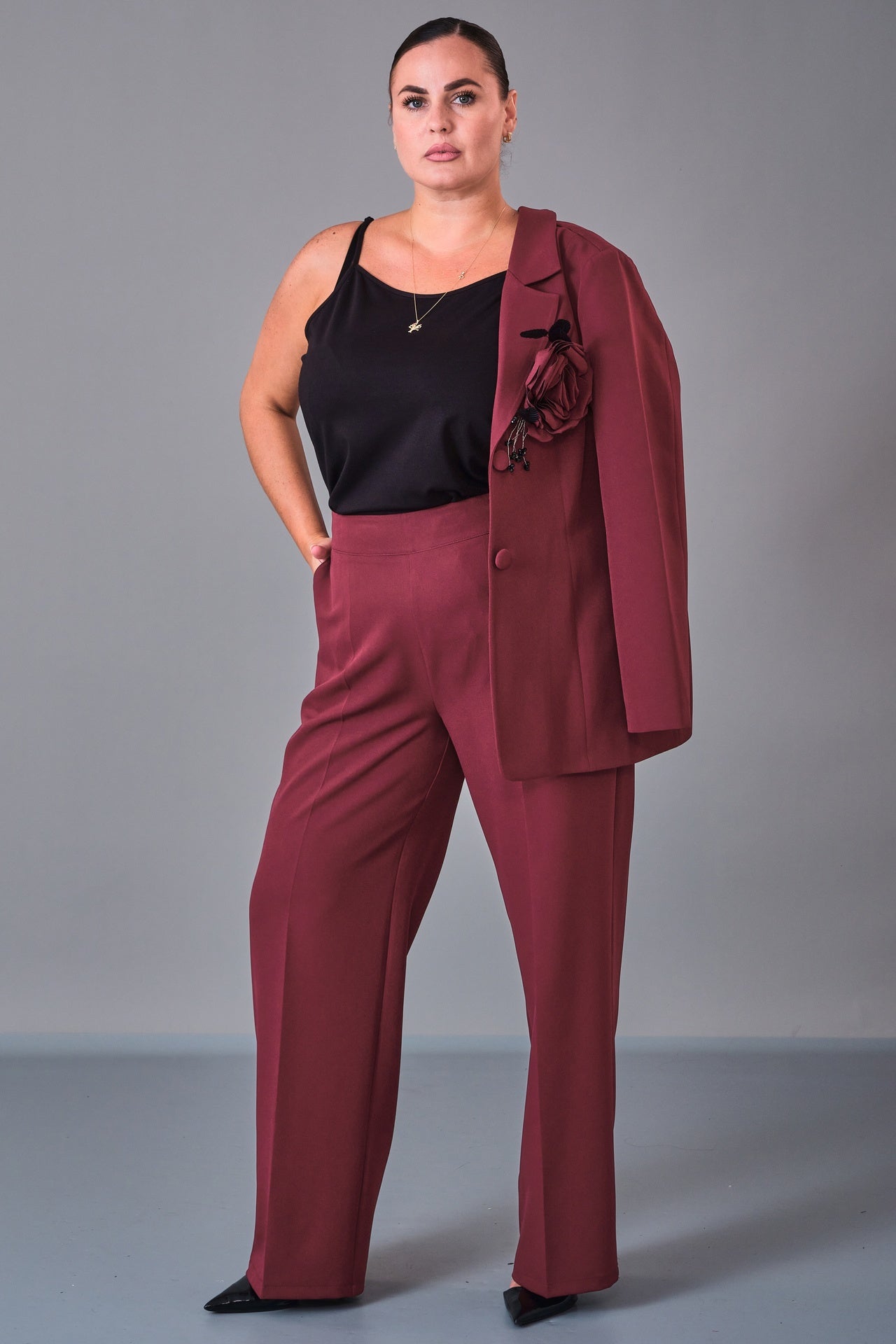 Dress Port - Plus Size Suit (DSP27K3627) - 8690200212963