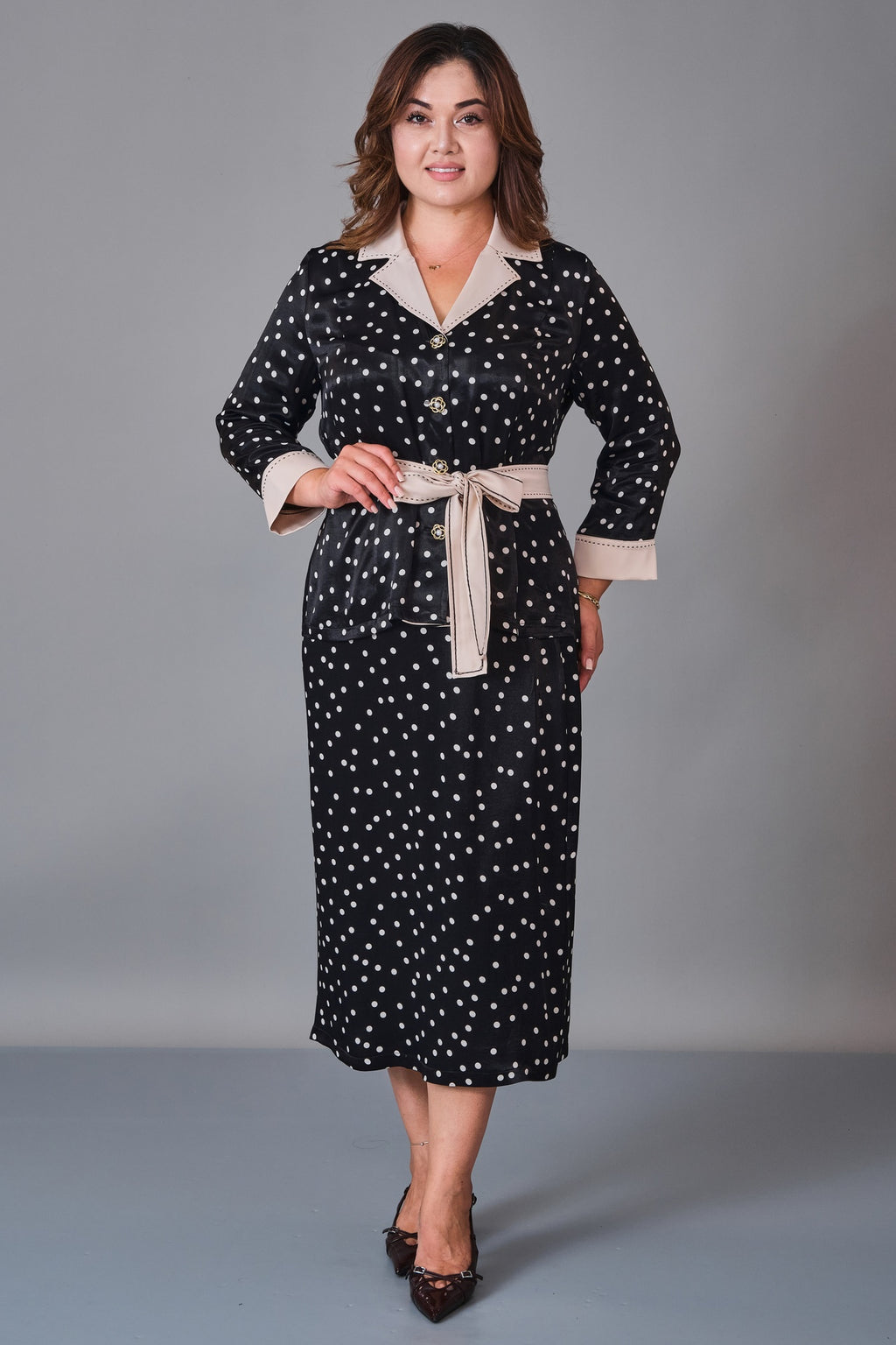 Dress Port - Plus Size Suit (DSP27K3632) - 8690200213007