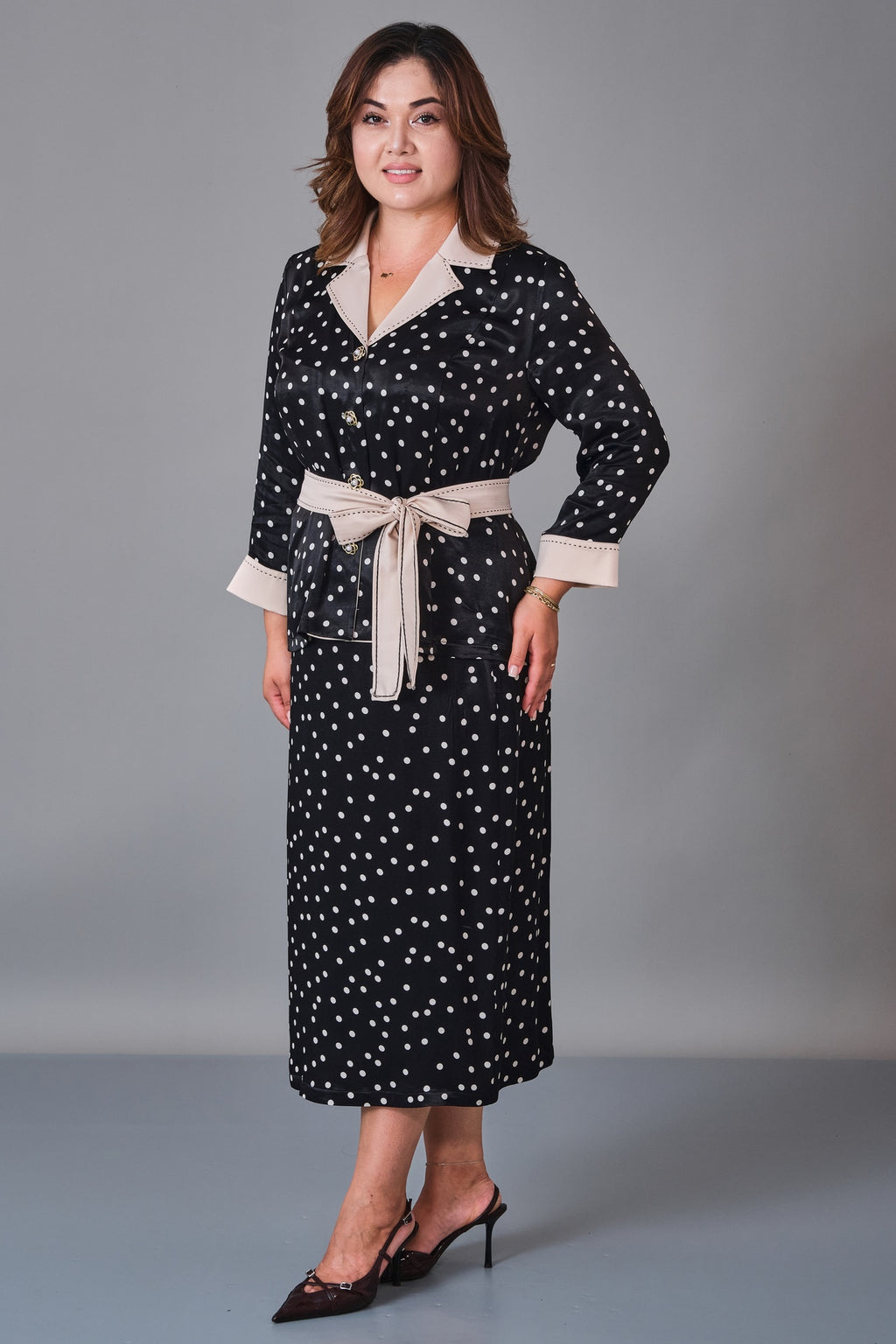 Dress Port - Plus Size Suit (DSP27K3632) - 8690200213007