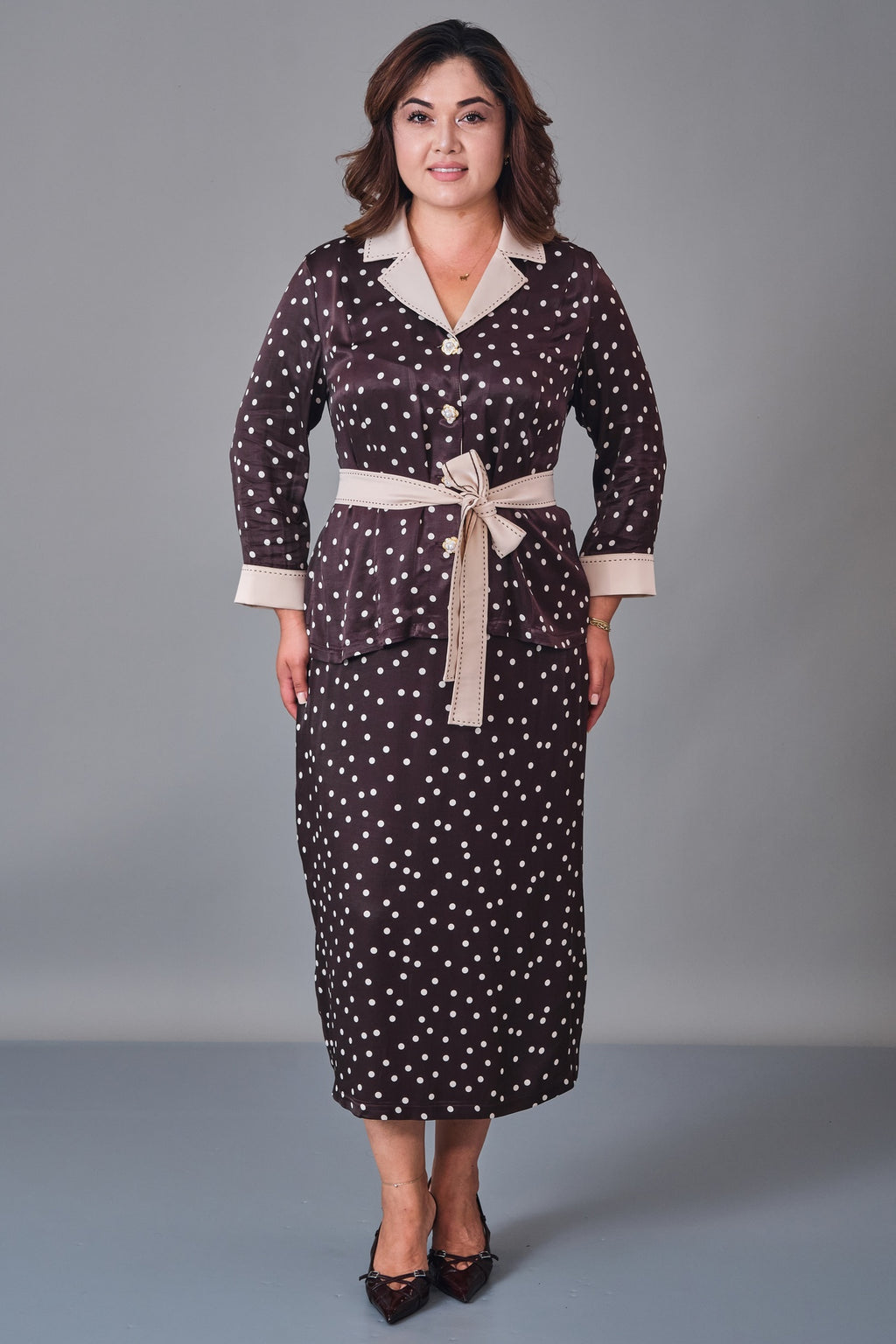 Dress Port - Plus Size Suit (DSP27K3632) - 8690200213014