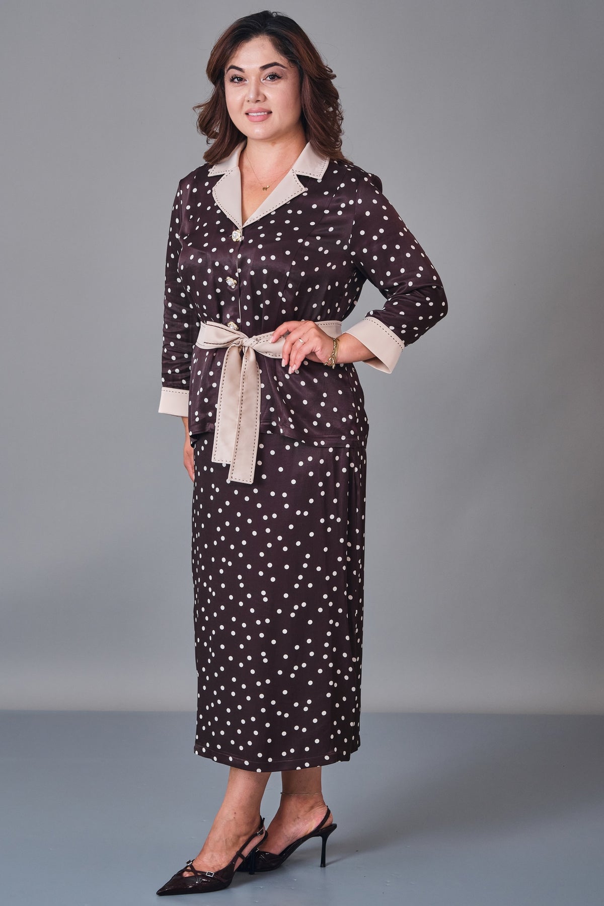 Dress Port - Plus Size Suit (DSP27K3632) - 8690200213014