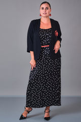Dress Port - Plus Size Dress (DSP27K3634) - 8690200213052