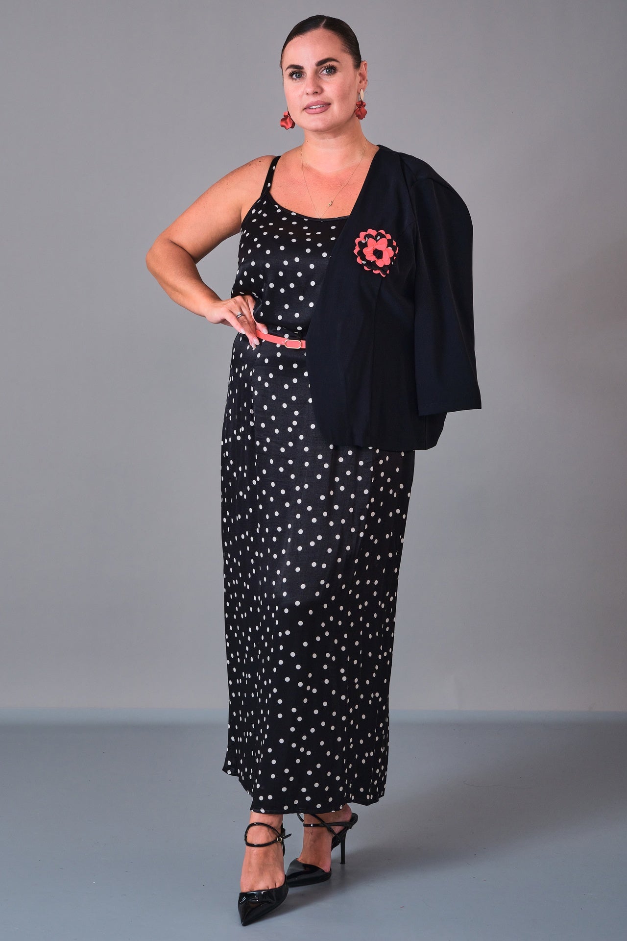 Dress Port - Plus Size Dress (DSP27K3634) - 8690200213052