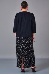 Dress Port - Plus Size Dress (DSP27K3634) - 8690200213052
