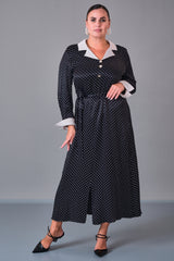 Dress Port - Plus Size Dress (DSP27K5831) - 8690200213090