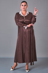 Dress Port - Plus Size Dress (DSP27K5831) - 8690200213106