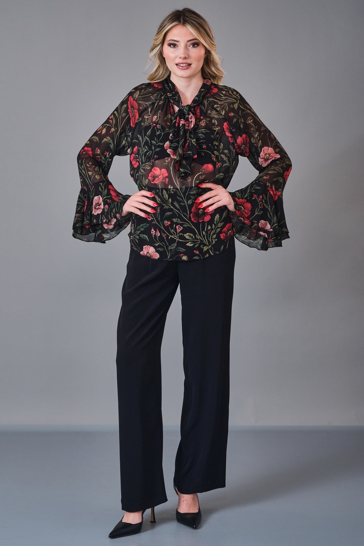 Laluce - Regular Size Blouse (LL.K27.BL.LB212) - 8690200213175
