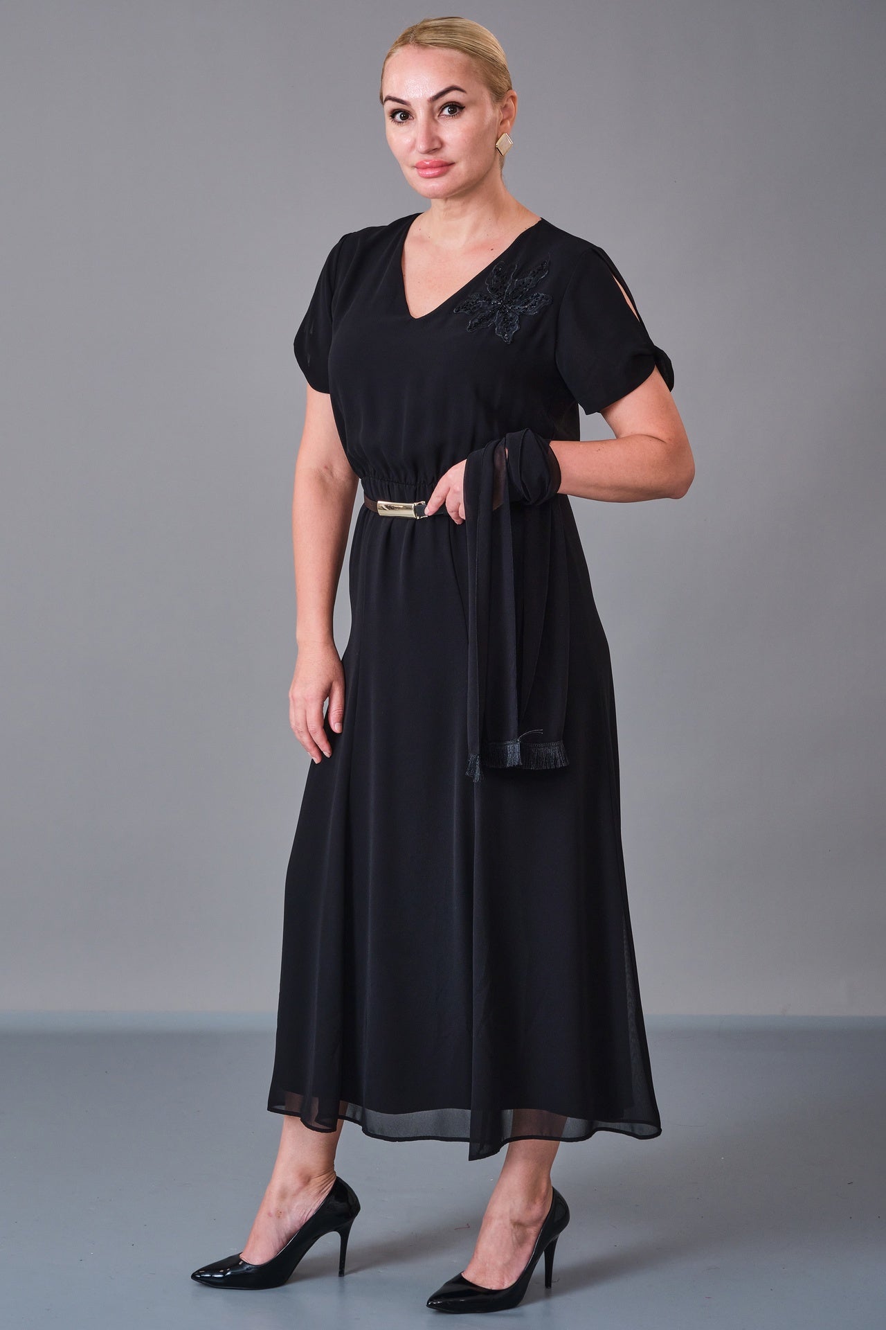 Revaro - Regular Size Dress (REV27KS-9131) - 8690200213564