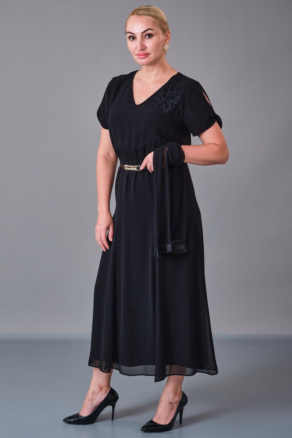 Revaro - Regular Size Dress (REV27KS-9131) - 8690200213564